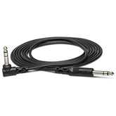 Css-105R 1/4 Inch Trs To Right-Angle 1/4 Inch Trs Balanced Interconnect Cable, 5 Feet