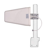 10 Dbi Wideband Directional Antenna High Gain Log Periodic Antennas 50 Ohm 3G/4G/Lte/Wi-Fi Universal Fixed Mount Yagi Antenna (698-2700 Mhz)