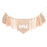 Yarn Tassel High Chair Banner Daisy Cake Smash & 1st Birthday Decorations