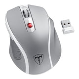 D-09 Wireless Mouse For Laptop - Ergonomic Plus Computer Usb Cordless Mice, Er