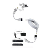 12V Poe Splitter For Ip Cameras, Poe Injector And Poe Splitter Kit With Rj45 Ethernet And Power Via Dc 5.5X2.1 Mm F/M Adaptor Connector,6 Pairs