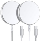 Magnetic Wireless Charger for iPhone 17 16 15 14 13 12 Pro Max Plus Air, 15W Fast Mag Safe Charger Pad with Aluminum Alloy Cooling Shell, USB-C