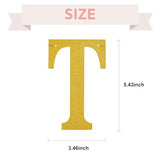 Happy Mother's Day Decorations Banner - NO DIY - Gold Glitter Mothers Day Party Supplies Decorations Backdrop for Mom Photo Props Photography