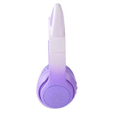 Cat Ear Kids Headphones Bluetooth, Led Light Up Wireless/Wired Mode Over Ear H