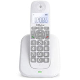 Desktop Corded Telephone, Black Landline Telephone, Office Landline Phone With Mute, Pause, Redial, Flash, Ringer (Hi & Low), Mechanical Lock, Call Light Indication For Home/Office/Hotel Use