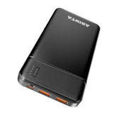 Power Bank Portable Charger 10000Mah Pd 22.5W, Ultra Slim Battery Pack With Usb-C Input/Output, Compatible For Iphone 16 15 14 13 12, Galaxy S24 23 22 21, Tablets., Etc. (Black)