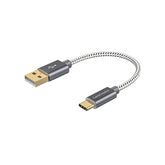 CableCreation 6 inch USB C Cable Short, USB A to USB C Fast Charging, Braided Type C Data Cord for Power Bank, Galaxy S23, iPad Pro iPad mini, iPad Pro,iPhone 15/16,Android Auto/Cellphone,CarPlay