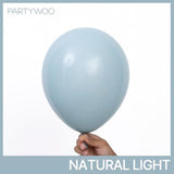 Pale Aqua Balloons, 140 Pcs Boho Blue Balloons Different Sizes Pack Of 18 Inch 12 Inch 10 Inch 5 Inch Pale Blue Balloons For Balloon Garland Or Balloon Arch As Party Decorations, Blue-F28