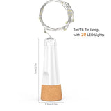 String Lights, Usb Rechargeable Wine Bottle Lights With Cork, 2025 Version Usb Fairy Light For Party Christmas