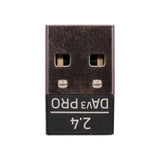 Usb Dongle Signal Mouse Receiver Adapter Replacement For Razer Deathadder V3 Pro Wireless Gaming Mouse (Black)