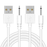 2.7Ft Usb Dc Charging Cable 2.5Mm Dc Charger Cord Fast Charging Replacement Cable - 2 Pack