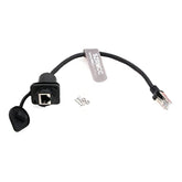 Waterproof Rj45 Male To Female Connector Panel Mount Lan Ethernet Extension Ca