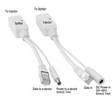 Pt-Poe-Gspk Gigabit Passive Poe Injector And Splitter Kit 9/48V White