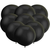 30Pcs Black Balloons 18 Inch Big Black Latex Balloons Large Black Ball