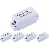 Cat 6 Junction Box 5 Pack Unshielded, Punch Down Type, Ul Listed