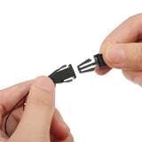 20 Pcs Black Nylon Lanyard Strap Short Detachable Lanyard For Usb Flash Drive, Mp3, Mp4 Player, Keychain, Id Card