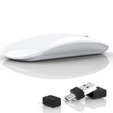 Wireless Mouse, Usb C Rechargeable Computer Mouse, Slim Silent Mice 2.4Ghz Opt