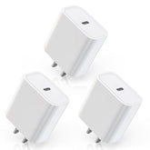Iphone 16/15 Fast Charger Block,?3Pack?20W Usb C Wall Charger Block Super Fast Charging Blocks Plug Bricks Pd Type C Adapter For Apple Iphone 16 Pro Max/15 Plus/14/13/12/11/X/Airpods/Ipad Pro/Air/Mini