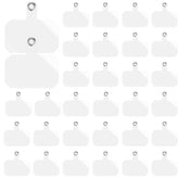 50 Pcs Phone Lanyard Tab Universal Phone Tether Patches Tpu Replacement Patches Compatible Telephone Case Cell Smartphone Case Safety Lanyard Non Adhesive