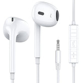 Wired Earbuds With Microphone, 3.5Mm Jack In Ear Headphones With Microphone Suitable For Smartphones, Computers, Laptops, Ipads, Mp3 Players, Etc