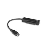 Vantec USB 3.1 Gen 2 Type-C 2.5" SATA SSD/HDD Storage Adapter (CB-STC31-2PB) ,