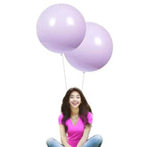 10-Pack 24-Inch Macaron Purple Latex Balloons for Parties and Photos