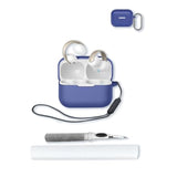 Anker Soundcore AeroClip Earbuds Protective Case with Keychain & Cleaning Kit & Lanyard, Blue