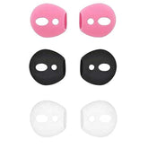 Ear Tips Ear Gels Anti-Slip Earuds Cover Silicone Compatible With Airpod 1St Gen And 2Nd Gen., 3 Pairs White/Black/Pink