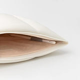 Puffy Tablet Sleeve Bag Compatible With 13 Inch Ipad Air M3 2025, Ipad Pro M4 2024 With Magic Keyboard, Quilted Puffer Puff Tablet Carrying Case, Rice