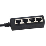 Rj45 Ethernet Splitter Cable, Rj45 1 Male To 4 X Female Lan Ethernet Splitter
