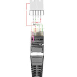 Usb To Rj50 Control Cable Usb To Rj50 10P10C Cable For Apc Usb Am To Rj50 10P1