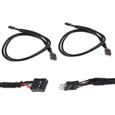 Usb Header Extension Cable, Usb 2.0 9-Pin Male To 9-Pin Female Internal Mother