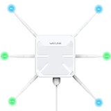 2026 Ax3000 Outdoor Wifi 6 Extender, Long-Range Wifi Repeater/Access Point With Dual Band/Poe/Ip67 Waterproof/6 X 7Dbi Antennas, Supports Up To 256 Devices For Garage, Yard, Rv,Farm