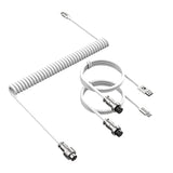 2 In 1 Custom Coiled Usb C To A And C Cable With Detachable Extendable Double