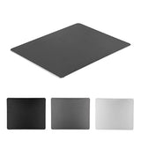 Non-Slip Aluminum Alloy Double Sided Gaming Mouse Pad for PC Laptop - Large Comfortable Computer Mouse Mat Black