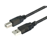 Usb 2.0 Extension Cable - Usb Type-A To Usb Type-B, Male To Male, Active, 28/24Awg, 33 Feet, Black