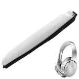 Qc35 Replacement Headband Pad Cuhsion Compatible With Bose Quietcomfort Qc35 Qc35 Ii Headphones Soft Protein Leather And Velcro Fastener Top Headband Sliver