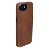 Genuine Leather Case For Iphone 16E, Compatible With Magsafe (Msgl, Brown)