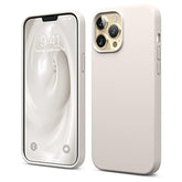 elago Compatible with iPhone 13 Pro Max Case, Liquid Silicone Case, Full Body Screen Camera Protective Cover, Shockproof, Slim Phone Case, Anti-Scratch Soft Microfiber Lining, 6.7 inch (Stone)