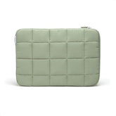 U Brands Nylon Puffer Zipping Large Laptop Sleeve, 10.5" x 15", Computer Accessories, Laptop Bag for MacBook Pro, MacBook Air, Chromebook, HP Computer, Matcha Green