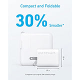 Anker 312 30W USB-C Charger, Charger Compact Foldable Design, 2-Pack 30W Fast Charger iPhone 14/13/12 Series, Samsung S23, MacBook Air, Pixelbook, iPad Pro, More (Cable Not Included) White