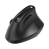 Wireless Mouse, Vertical Ergonomic Mouse With 2.4G Wireless & Bluetooth For 3 Multi-Device Function, Adjustable Dpi Modes, Compatible With Pc, Mac, Laptop - Black