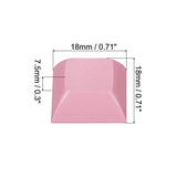 1U Blank Keycaps, 5 Pack Universal Pbt Keyboard Replacement Accessories For Mx Mechanical Keyboard, Pink