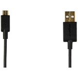 2-Pack Usb-A To Micro Usb Charging Cable, 480Mbps Transfer Speed With Gold-Plated Plugs, Usb 2.0, 3 Foot, Black