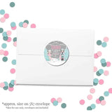 Nutcracker Land Of Sweets Holiday Christmas Thank You Sticker Labels, 40 2" Party Circle Stickers By Amandacreation, Great For Party Favors, Envelope Seals & Goodie Bags