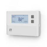 T21 Programmable 2 Heat/1 Cool Thermostat For Home, Digital Household Thermostat Compatible With Heat Pump With Auxiliary Heating And Conventional 2H/1C Multi-Stage System(C-Wire Recommended)