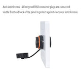 5Pcs Waterproof Rj45 Panel Mount Coupler,Shielded Cat6A/6/5E/5 Ethernet Lan Ca