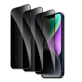 Privacy Screen Protector For Iphone 14, Shatterproof Tempered Glass Accessories, Anti Spy Tempered Glass Film, Case Friendly Ultra Resistant 9H Hardness Anti-Glare Hd Black -3 Pack