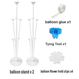 2 Sets Of Balloon Stand Kits 28'' Balloon Arch Kit With Base, Reusable