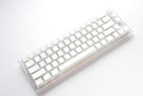 One 3 Aura 65% Mechanical Keyboard: Quack Mechanics Dampening, Hot-Swappable Cherry Mx Speed Silver Switches, High-Density Pbt Doubleshot Keycaps, Rgb, Us, Aura White